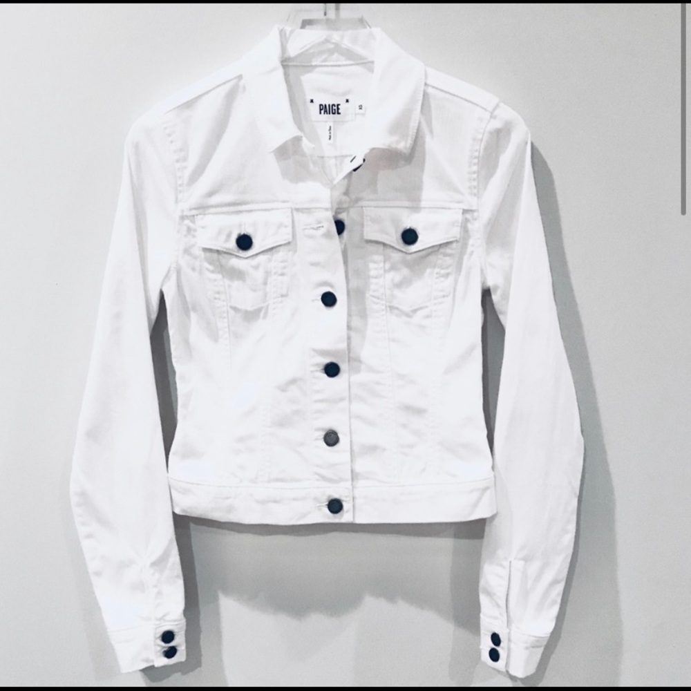 White denim jacket new WO tags